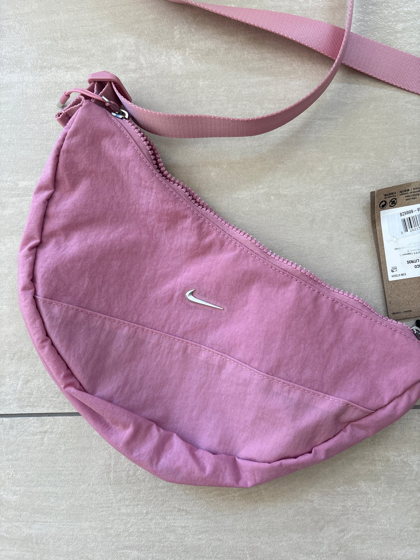 Nike Umhängetasche rosa groß
