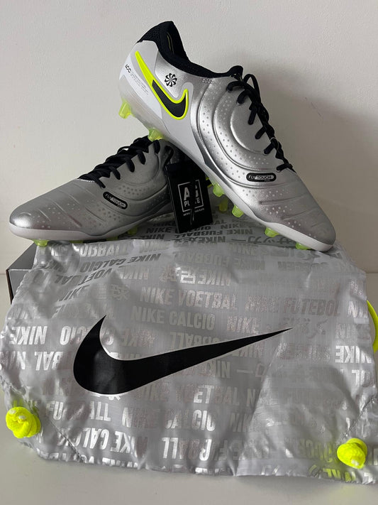Nike Tiempo Legend 10 Elite AG-PRO, Größe wählbar in grau/gelb/schwarz ( Fussballschuh )