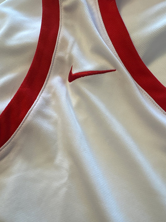 Nike Trägershirt, Größe wählbar in weiss/rot