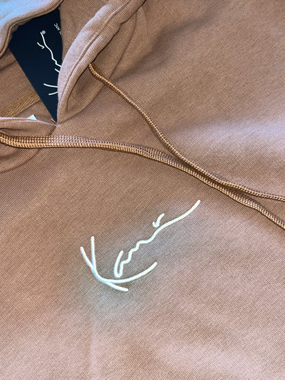 Karl Kani Hoodie in braun, Größe XL