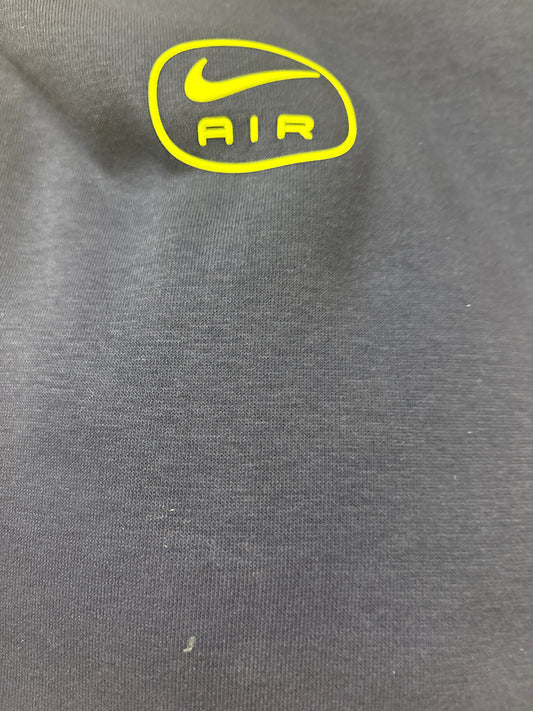 Nike Air Hoodie, Größe wählbar in dunkelblau/blau/neongelb