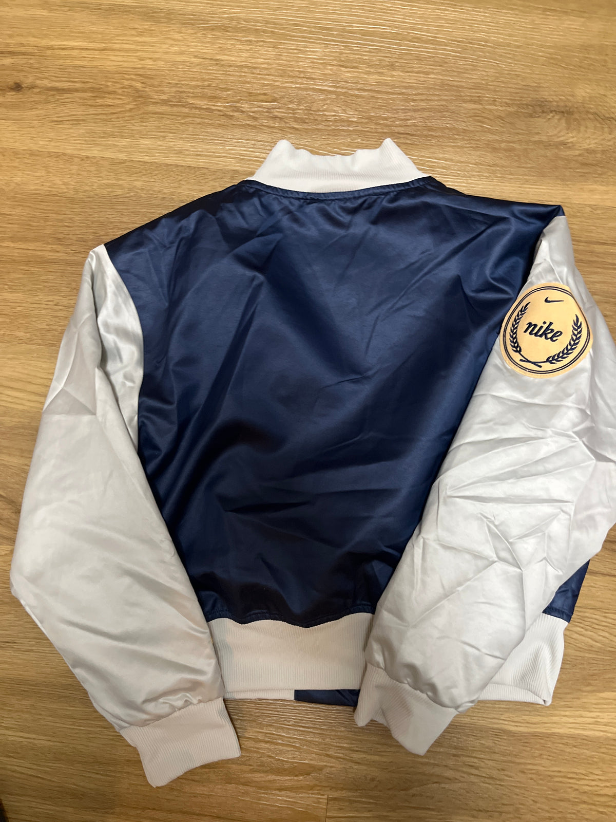Nike Kinder Collegejacke, Größe wählbar in blau/grau