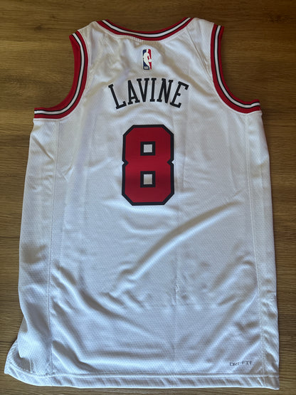 Nike NBA Trikot Chicago Bulls, Größe wählbar in weiss