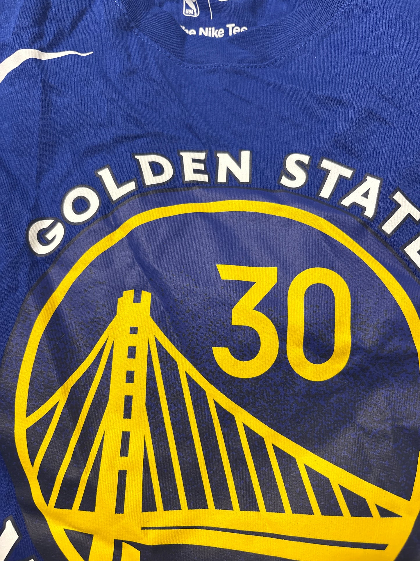 Nike NBA Shirt Golden State Warriors , Größe M in blau