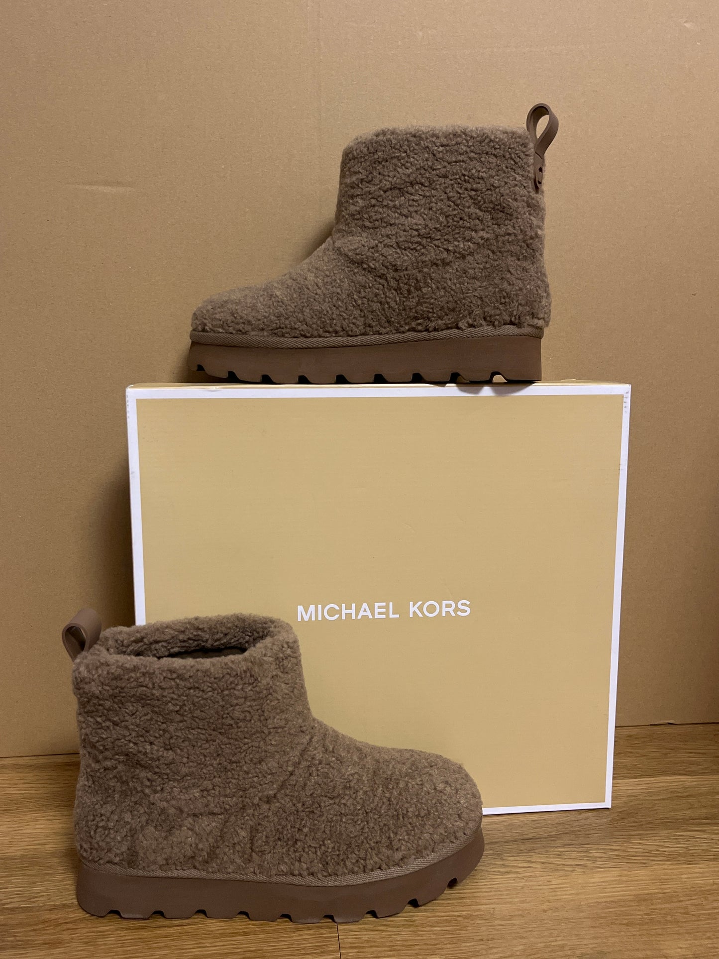 Michael Kors Boots mit Fell in braun, Größe US 6 / EU 36