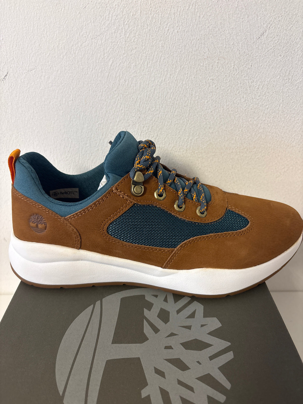 Timberland Borough Project Low Hiker Rust Nubuck, braun/weiss, Größe wählbar