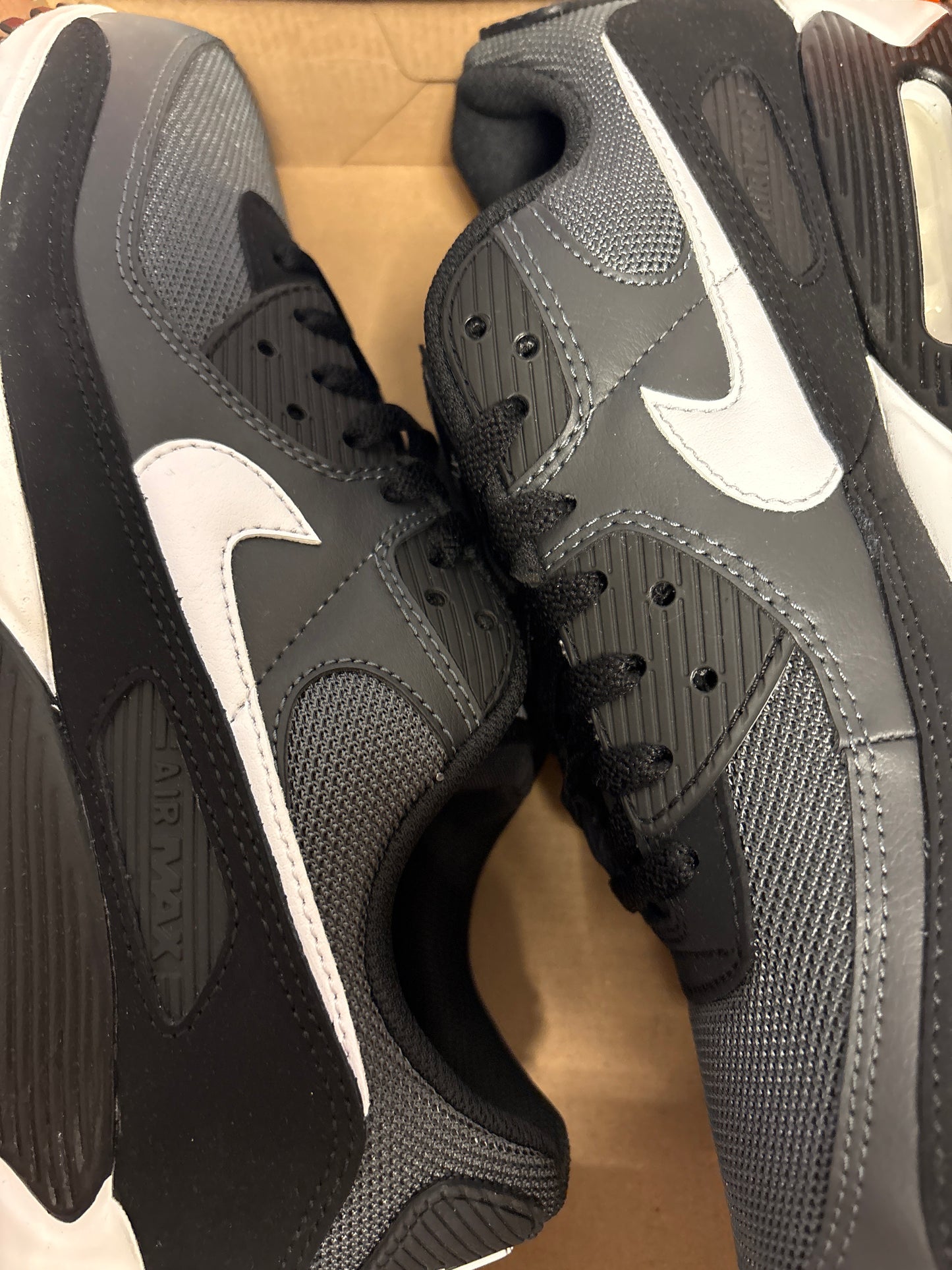 Nike Air Max 90 schwarz/weiss, Größe wählbar