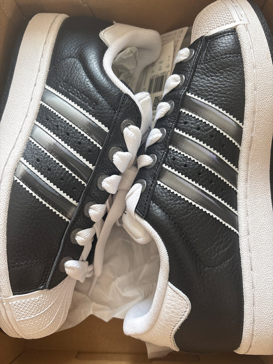 Adidas Superstar II, schwarz/weiss, Größe 40