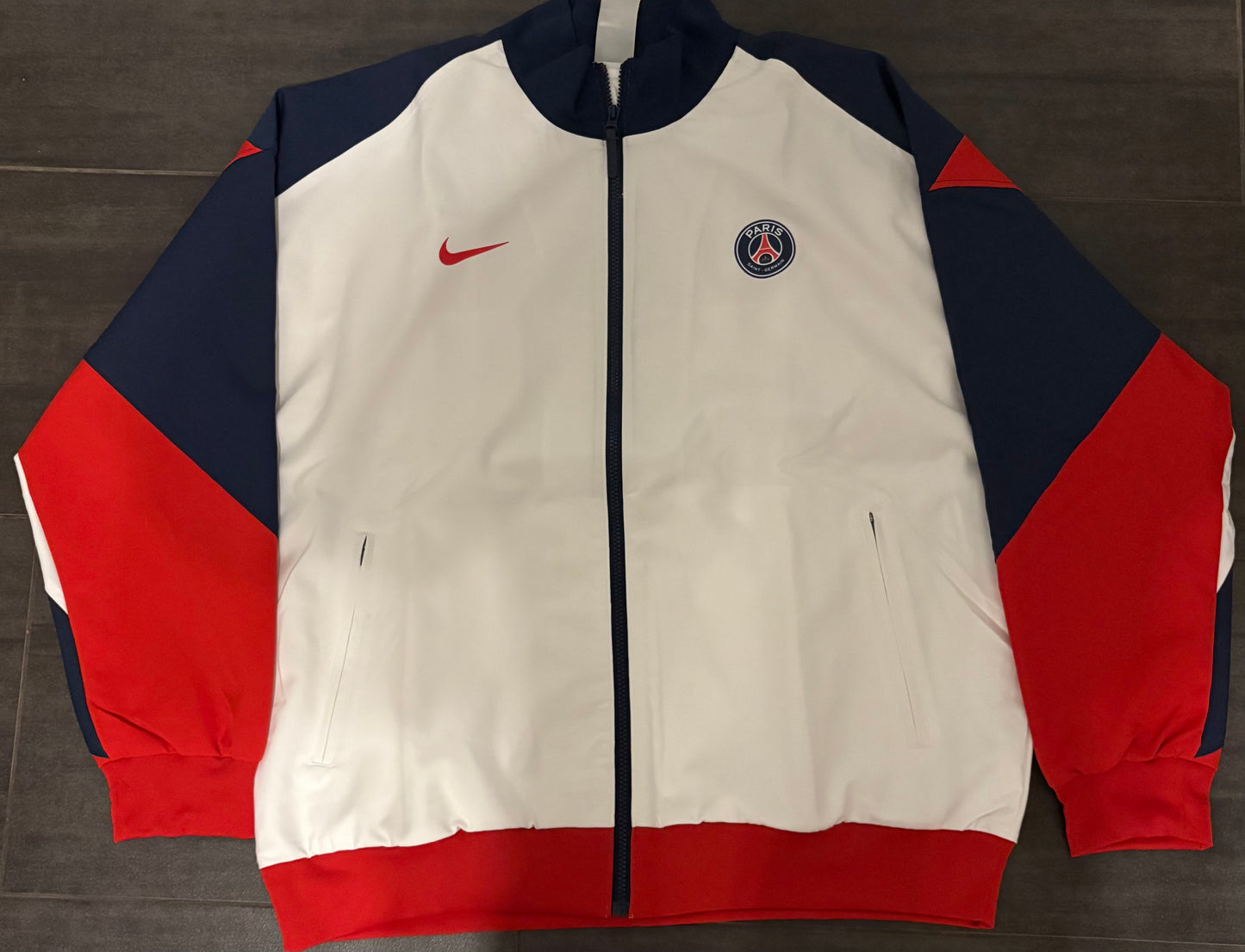 Nike PSG Jacke, Größe wählbar in blau/weiss/rot