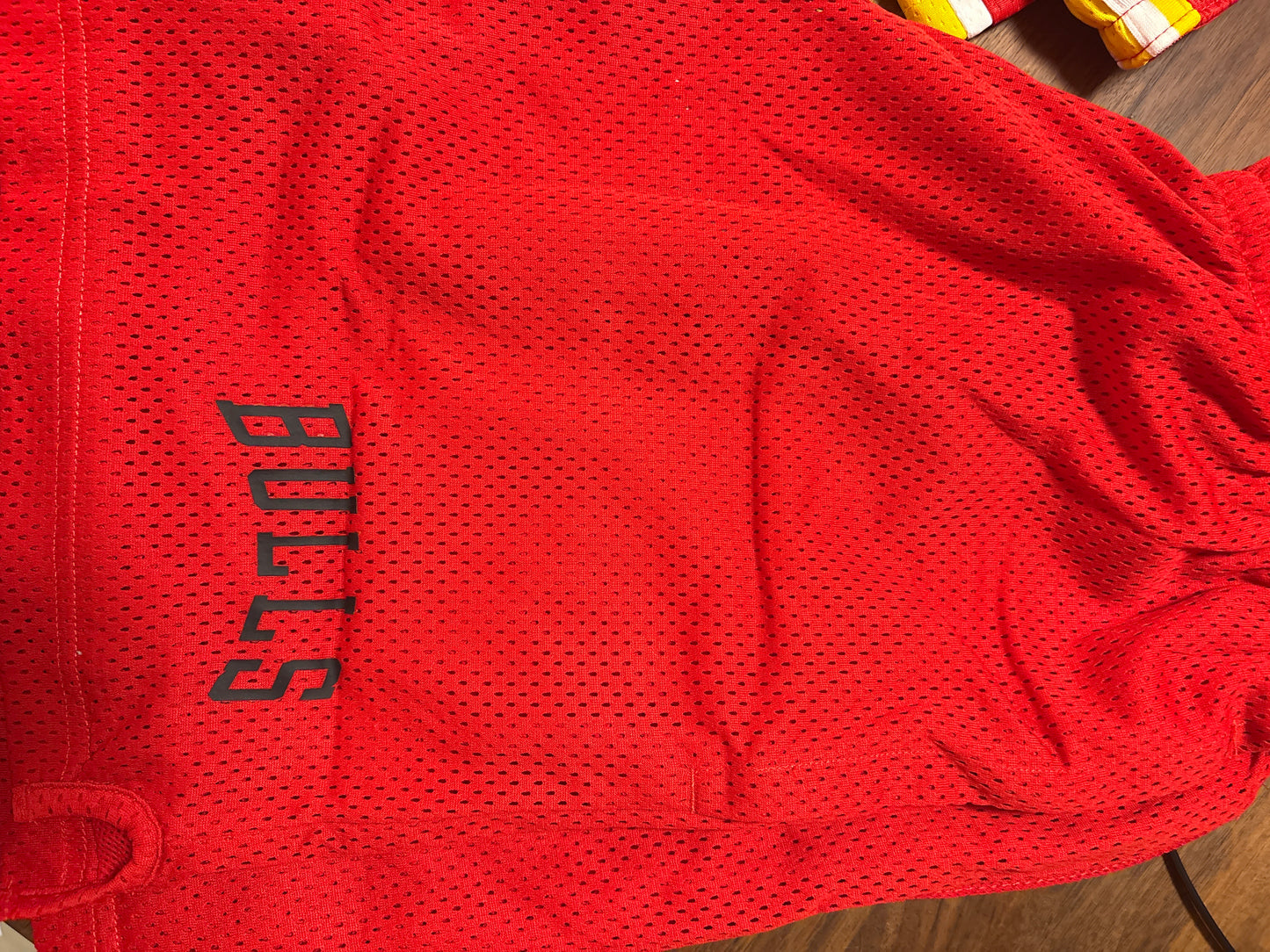 Nike kurze NBA Hose Chicago Bulls, rot, Größe XL