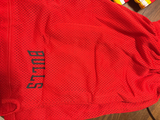 Nike kurze NBA Hose Chicago Bulls, rot, Größe XL