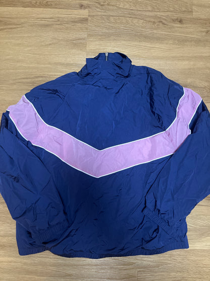 Nike Damen Jacke in dunkelblau/rosa, Größe XXL