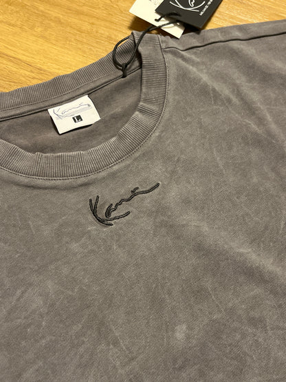 Karl Kani Tshirt in dunkelgrau (verwaschen), Größe L