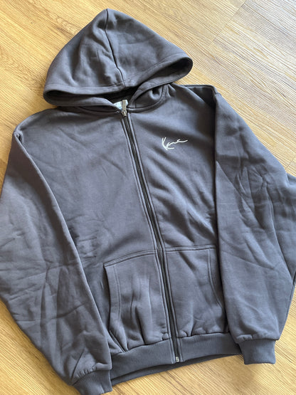 Karl Kani Joggingjacke in dunkelgrau, Größe wählbar