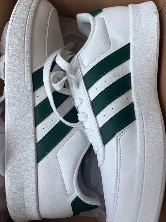 Adidas Breaknet 2.0, grün/weiss, Größe 42 2/3