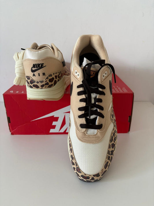 Nike Air Max 1 beige/braun getigert, Gr. Wählbar