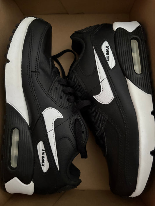 Nike Airmax 90 in schwarz/weiss, Gr. 38