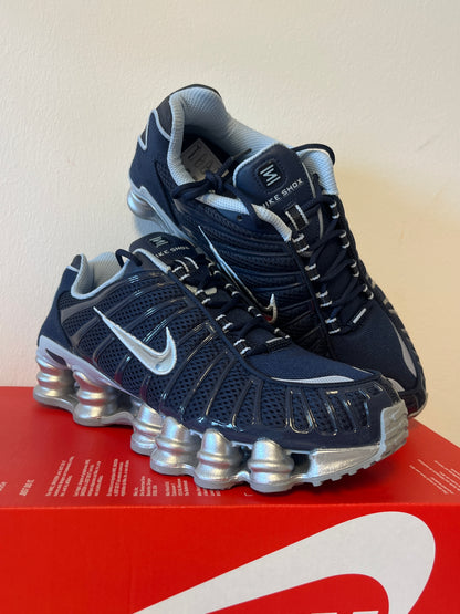 Nike Shox TL in Blautönen/silber, Größe wählbar