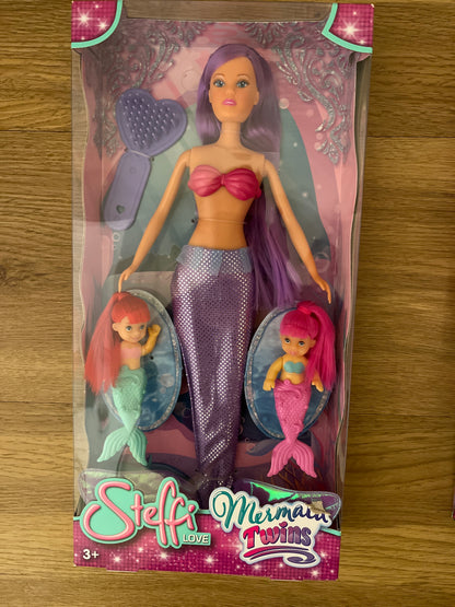Steffi Love Mermaid Twins verschiedene Varianten mit Zubehör und 2 Kindern