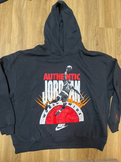Nike Jordan Hoodie in schwarz/bunt, Größe XXL