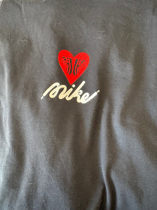 Nike Langarmshirt nike , Größe wählbar in Herz rot/schwarz