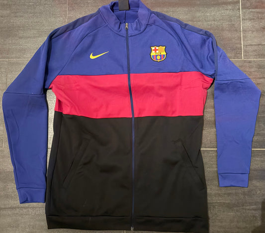 Nike Joggingjacke FC Barcelona, Größe wählbar in dunkelblau/rot/schwarz