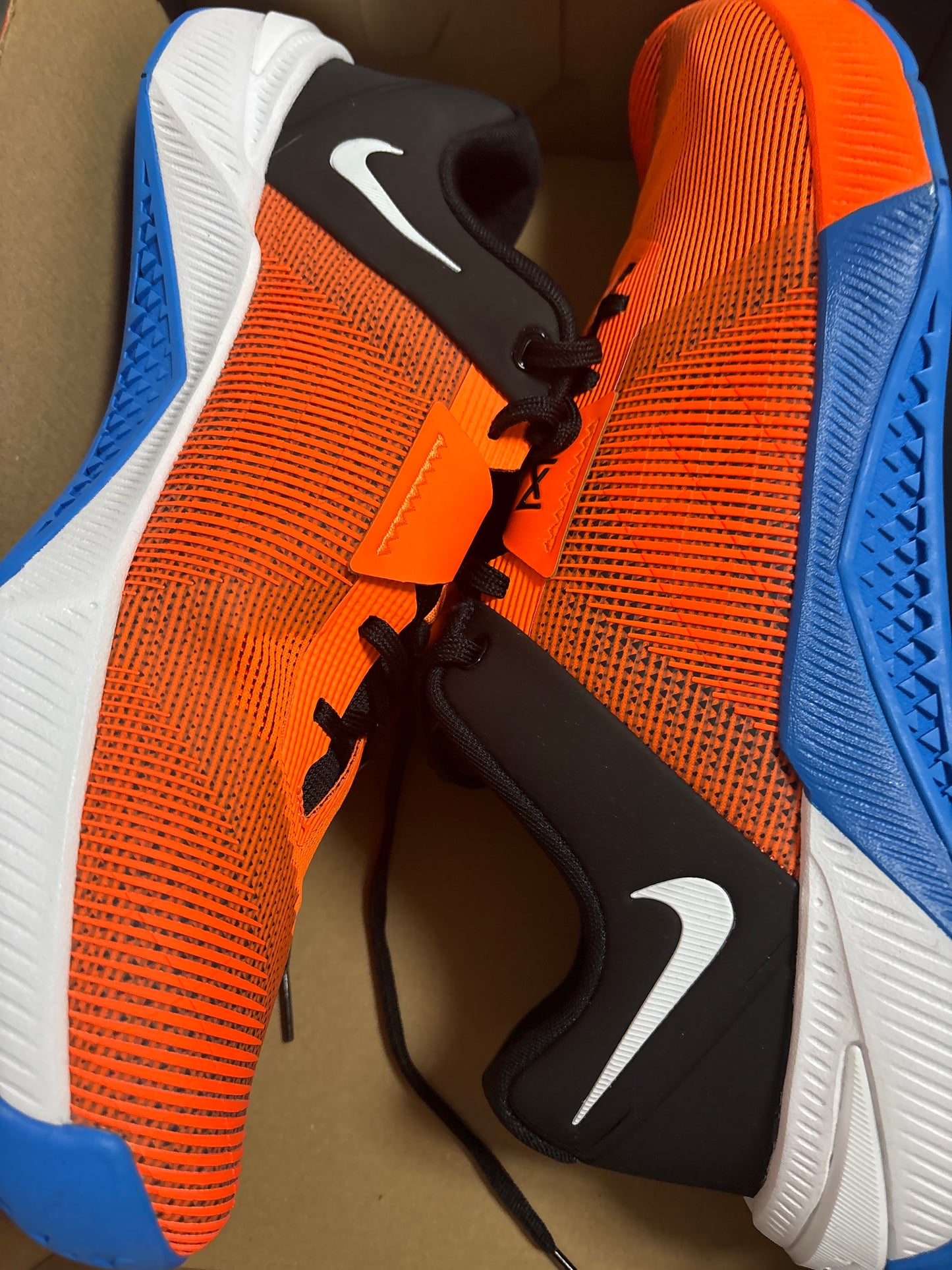 Nike Free Metcon 10, Größe 48,5 in orange/schwarz