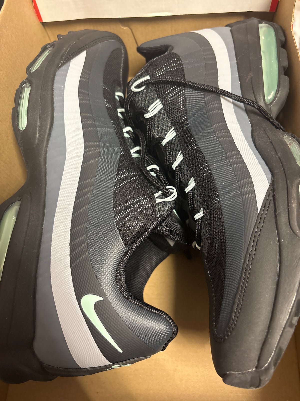Nike Air Max 95 UL in schwarz/grau/türkis, Größe 47,5