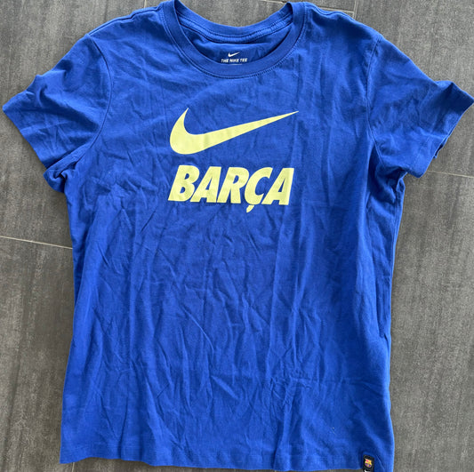 Nike Frauen Shirt, FC Barcelona, Größe wählbar in blau/gelb