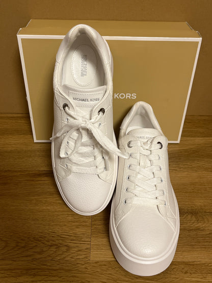 Michael Kors Sneaker in weiß mit Krokodilmuster, Größe US 11 / EU 41