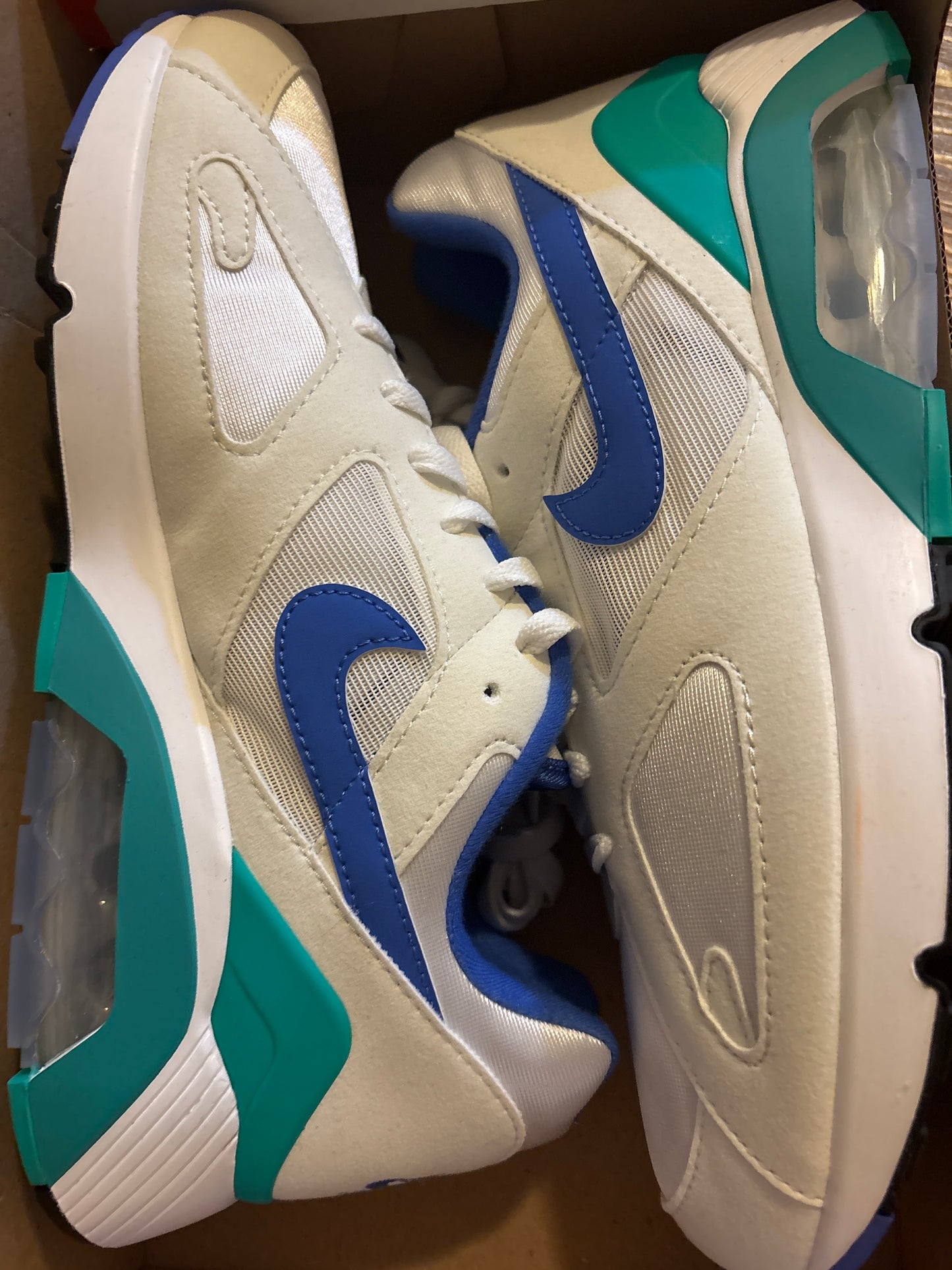Nike Air 180, blau/weiss/türkis, Größe 42,5