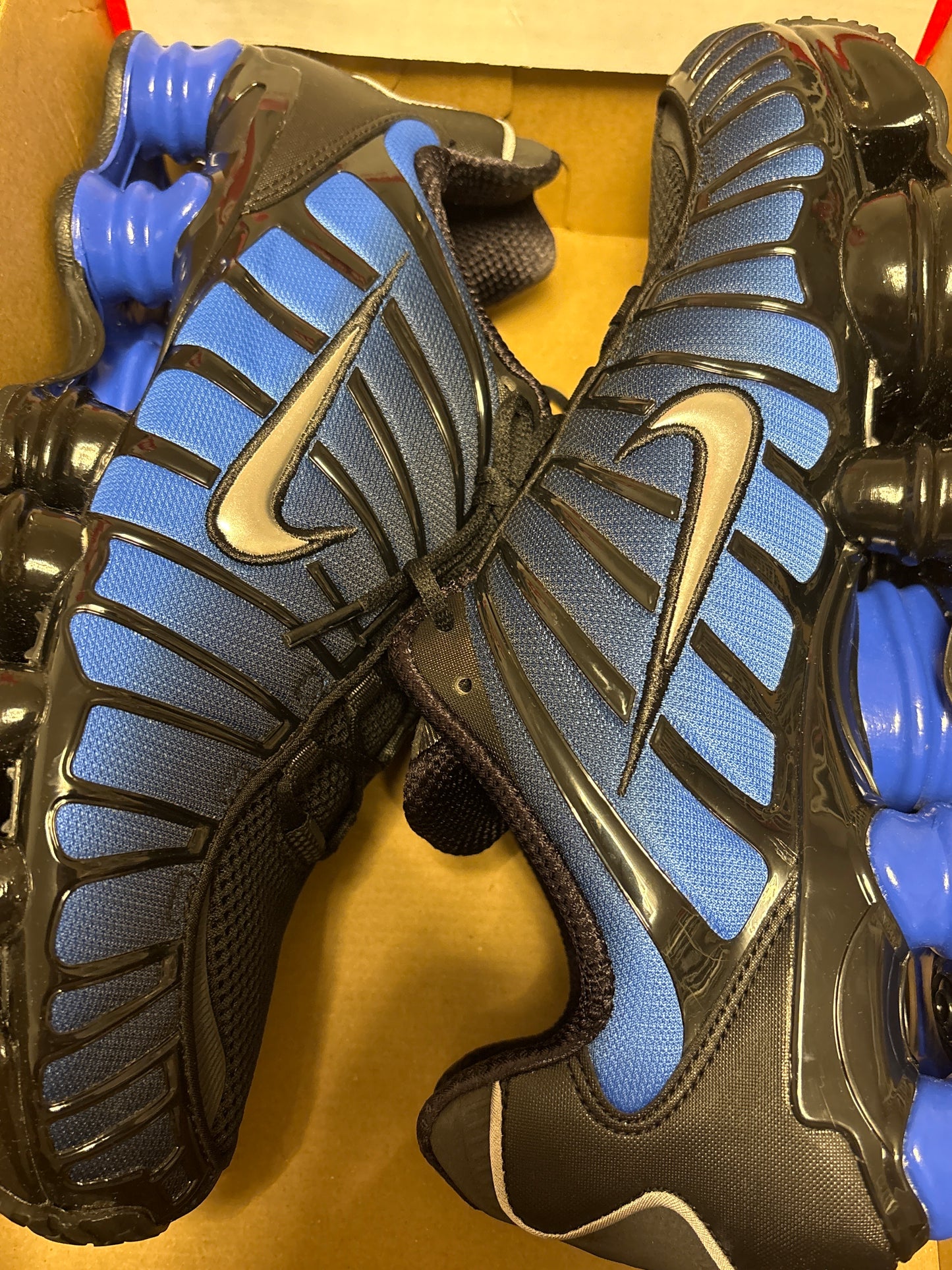 Nike Shox TL in blau/schwarz, Größe 45
