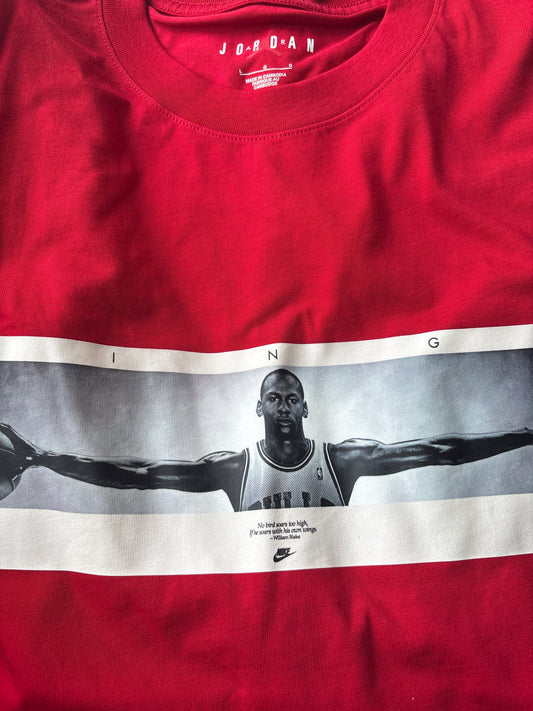 Nike Jordan Shirt, Größe L in rot