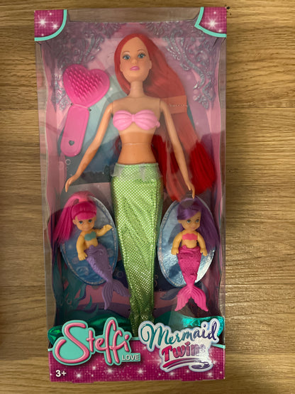 Steffi Love Mermaid Twins verschiedene Varianten mit Zubehör und 2 Kindern