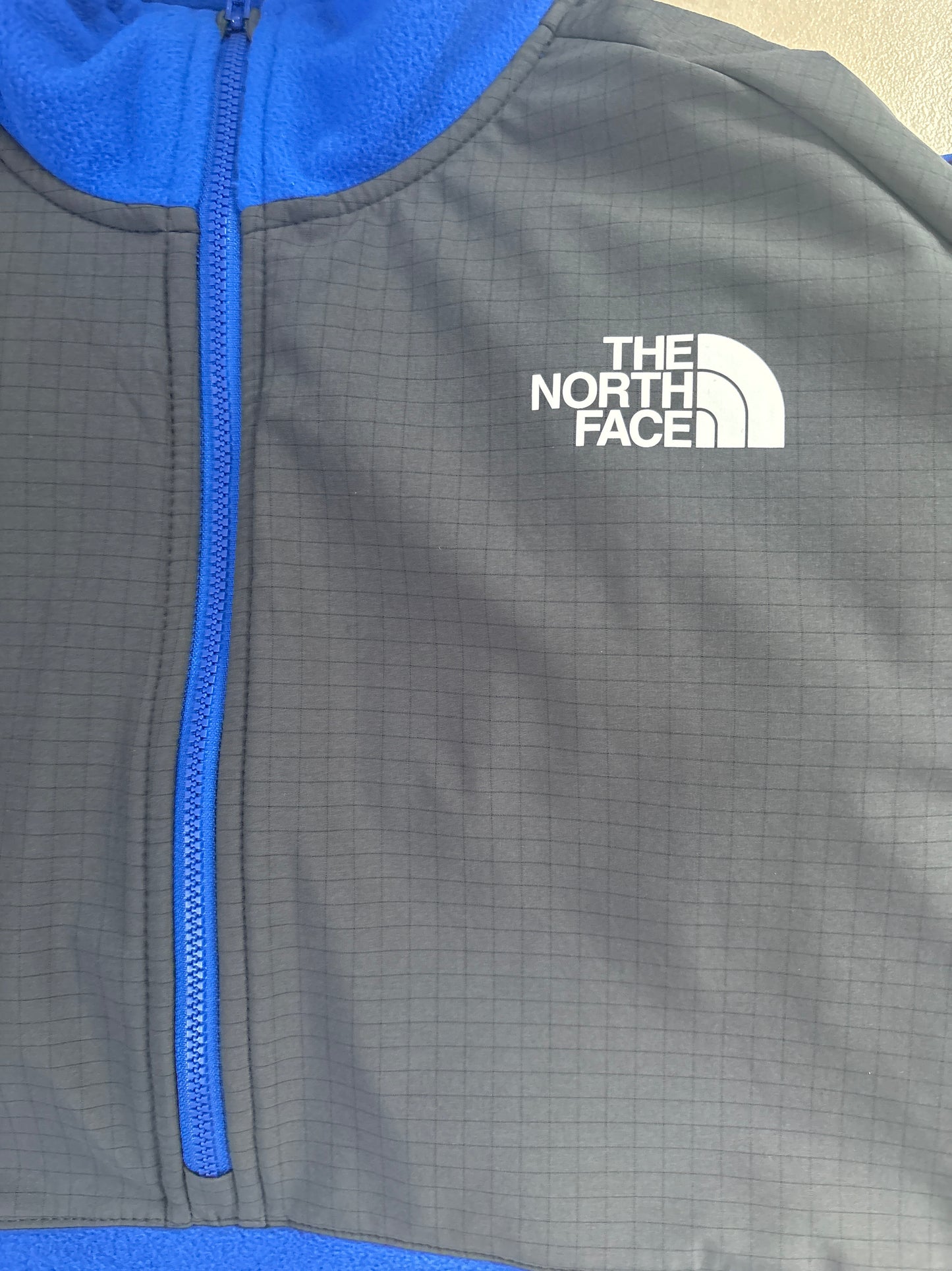 North Face Fleece Jacke in grau/blau, Grösse wählbar