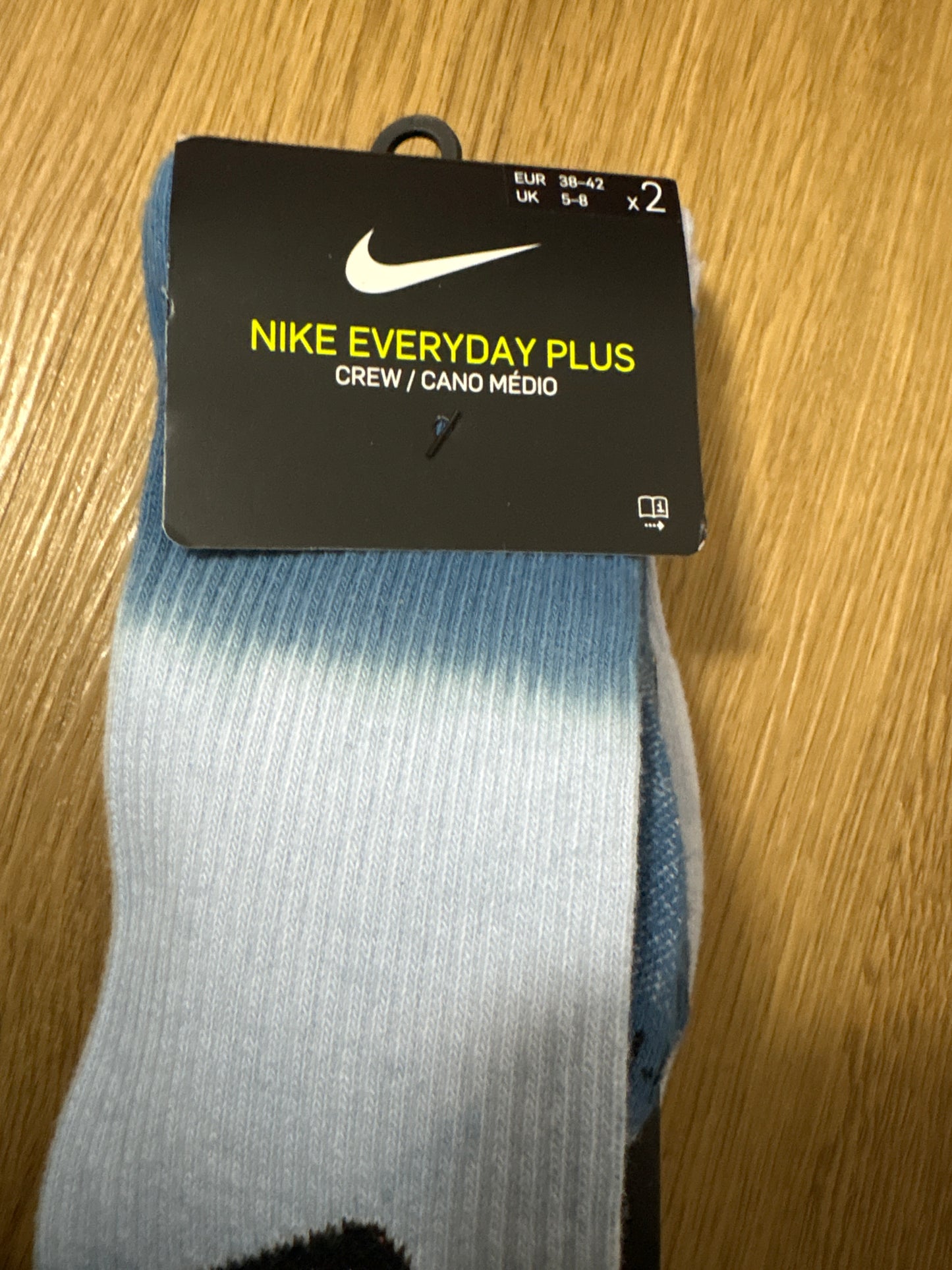 Nike Dri-Fit Socken, 3er Pack in blau, Größe 38-42