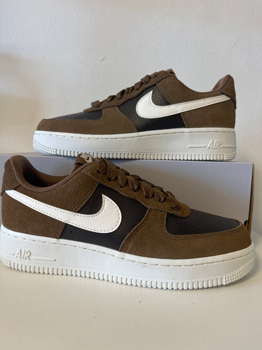 Nike Air Force 1 weiss/braun, Größe 40