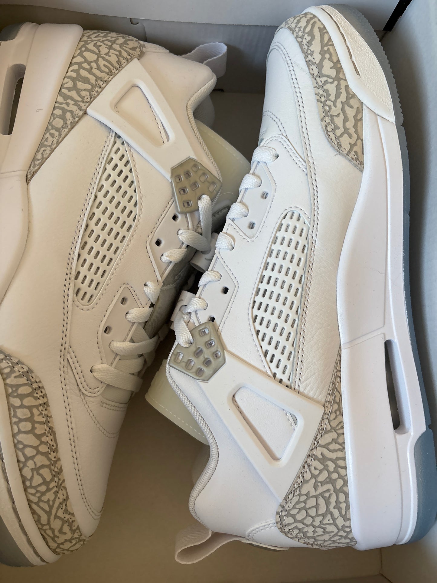 Nike Jordan Spizike Low, in beige/grau/weiss, Größe 44