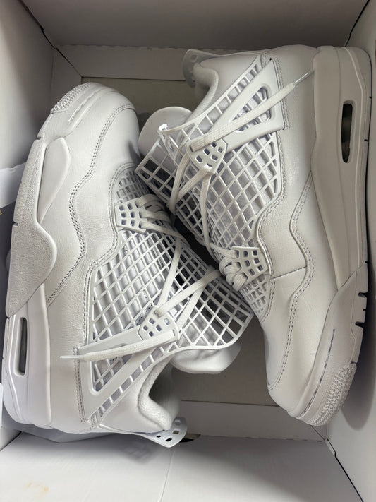 Nike Jordan 4 Net in weiss, Größe 44