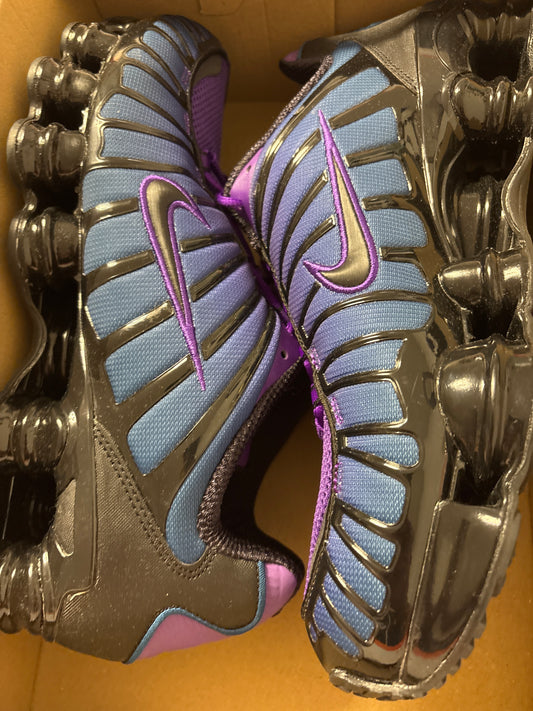 Nike Shox TL in blau/lila, Größe 47,5