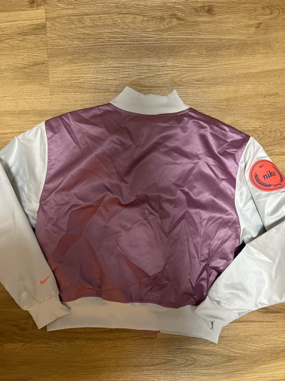 Nike Kinder Collegejacke, Größe wählbar in rosa/grau