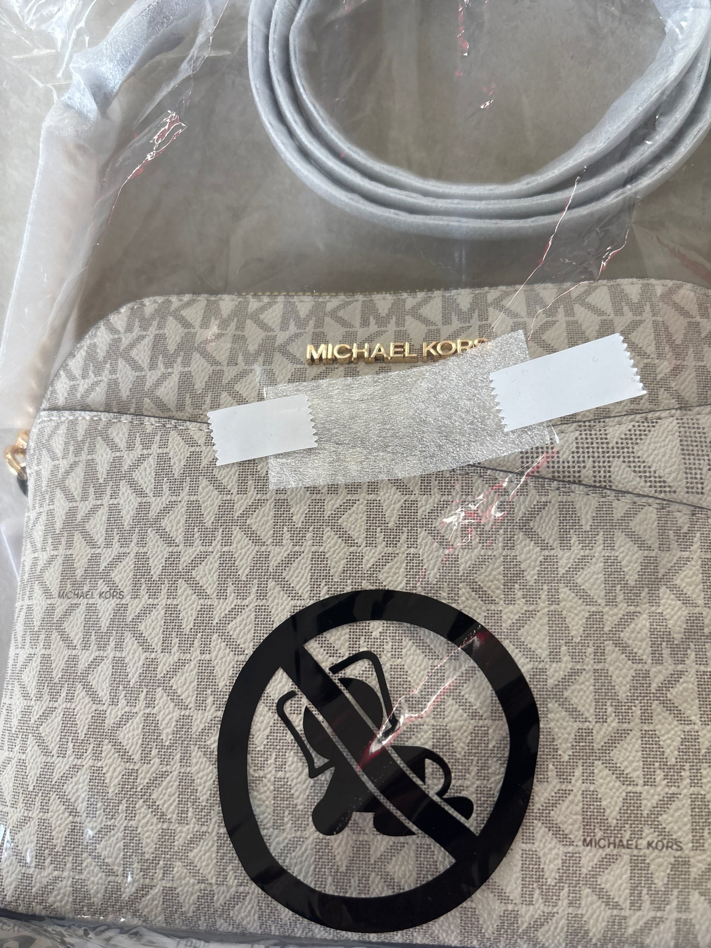 Michael Kors Jet Set Travel Tasche in Vanilla