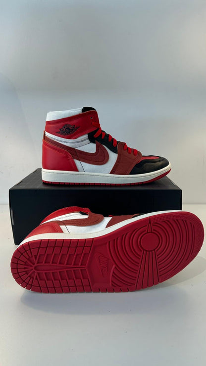 Nike Air Jordan 1 MM High, schwarz/rot/weiss, Größe 44