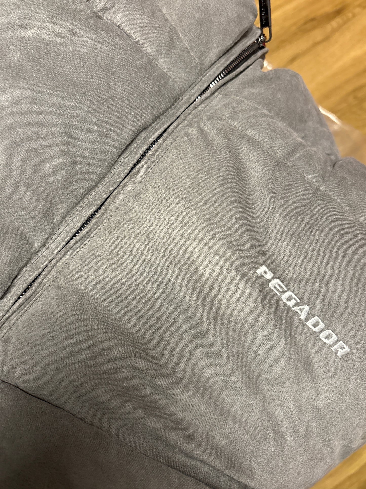 Pegador Puffer Jacke in grau, Größe wählbar