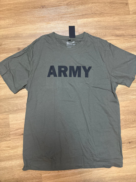 Brandit Army Shirt, khaki grün, Größe wählbar