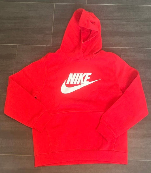 Nike Kinder Hoodie Größe XL in rot