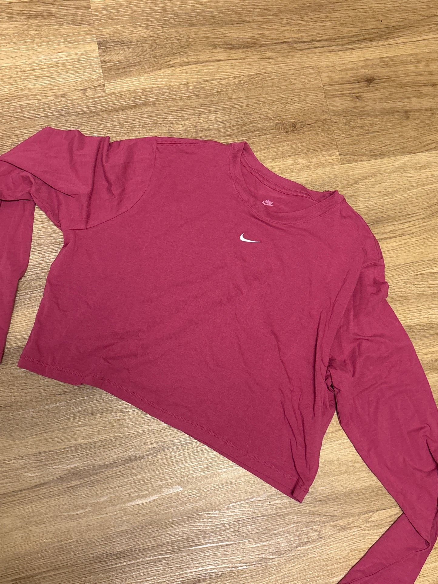 Nike Damen Crop Top in pink, Größe XXL