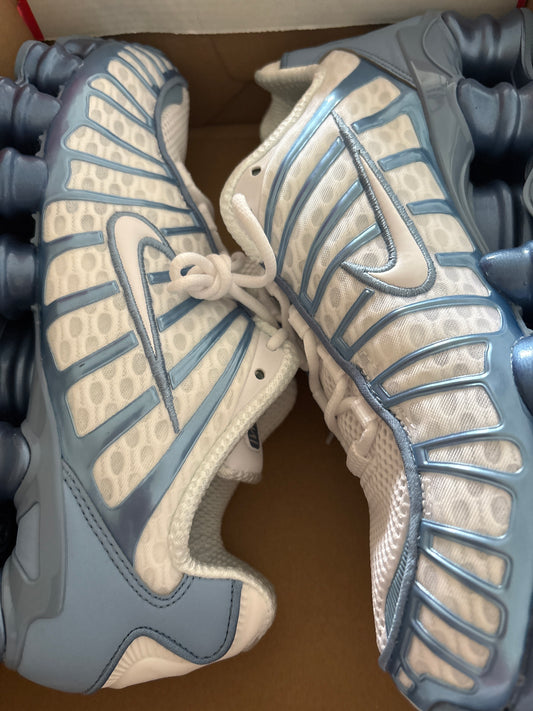 Nike Shox TL in weiss/blau , Größe wählbar