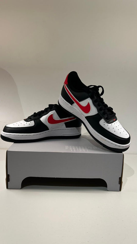 Nike Air Force 1 schwarz/weiss/rot Größe wählbar