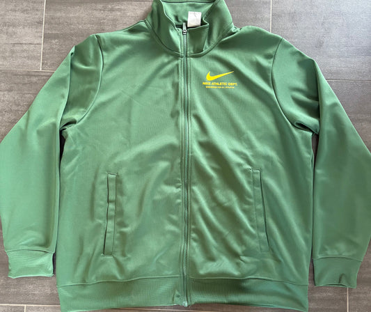 Nike Joggingjacke, Größe XXL in dunkelgrün